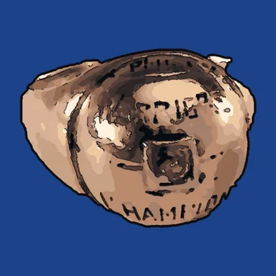 Dibuix de l'anell de campió dels Philadelphia Warriors a la temporada 1946-47