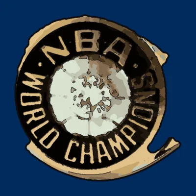 Drawing of the Washington Bullets championship ring, 1977-78