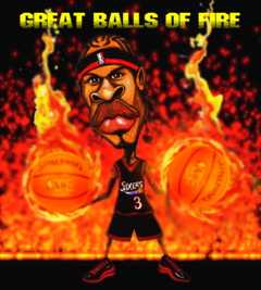 Caricatura de Allen Iverson