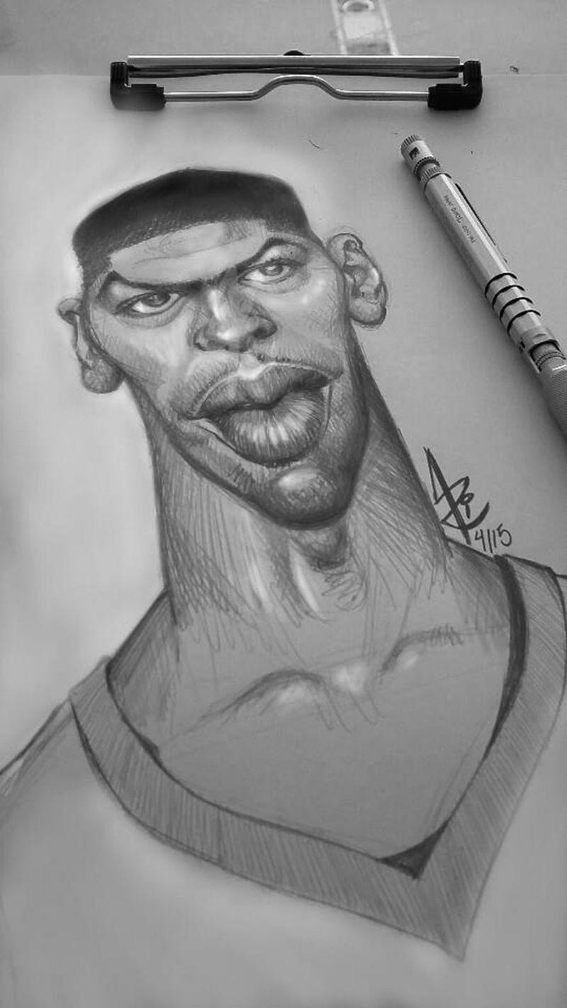 Caricatura de Anthony Davis
